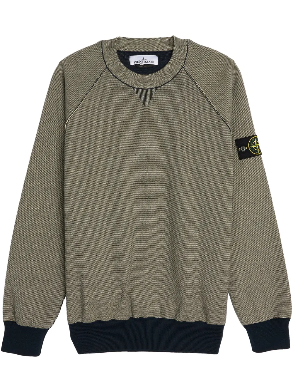 

Хлопковая толстовка Stone Island, коричневый
