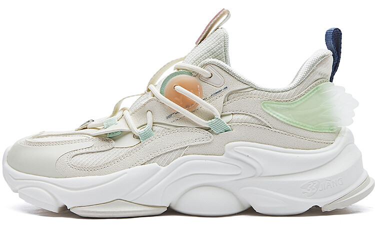 

Женские кроссовки Lifestyle Low-Top Oak Buds White/light Cool Green Erke