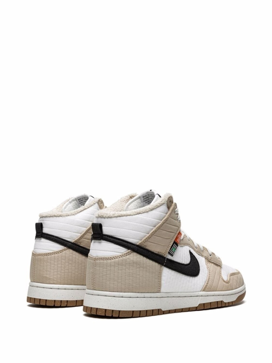 Nike кроссовки Dunk Hi Retro NN Toasty Rattan, белый — фото 4