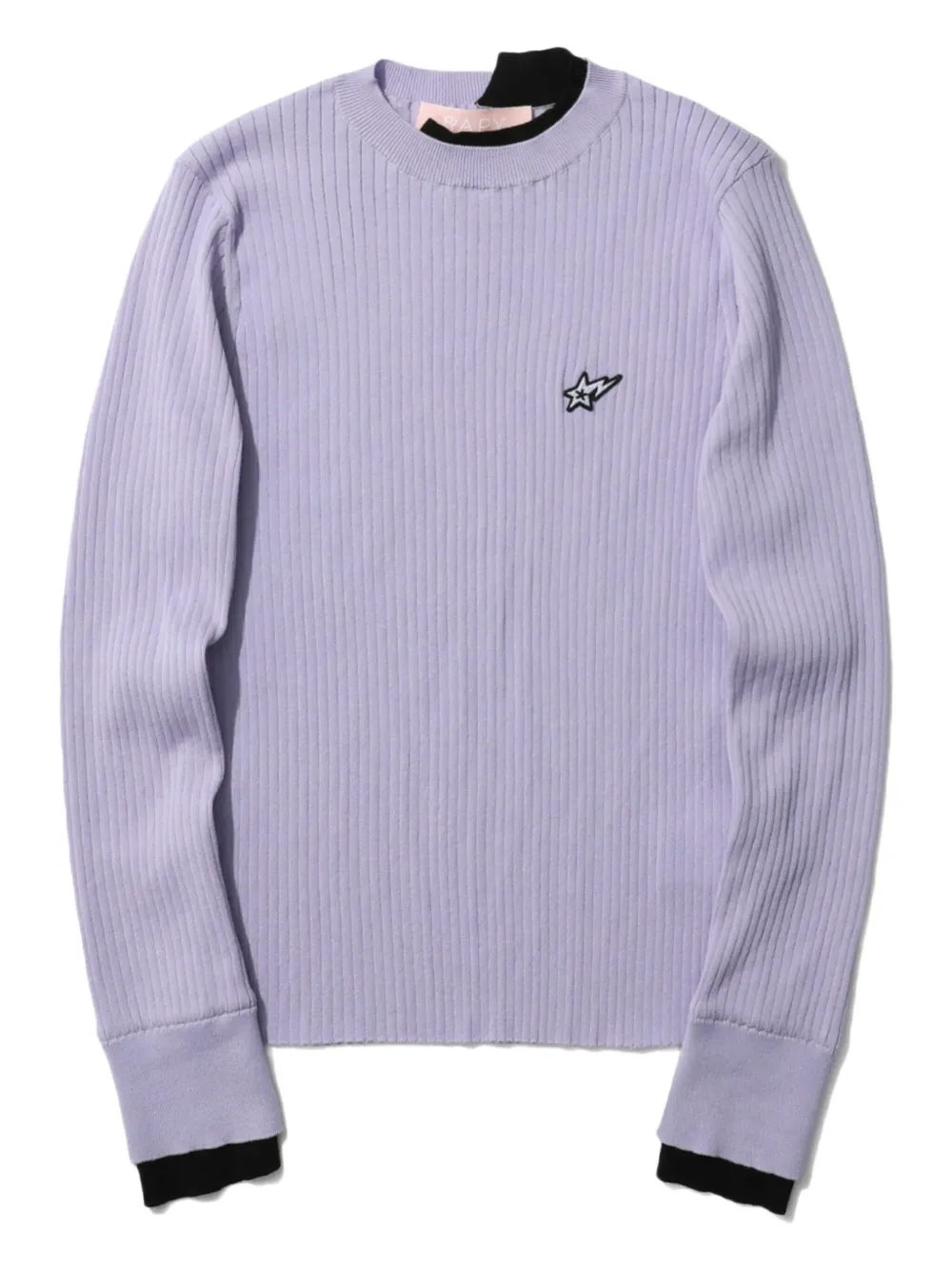

Декорированный свитер в рубчик BAPY BY *A BATHING APE, фиолетовый