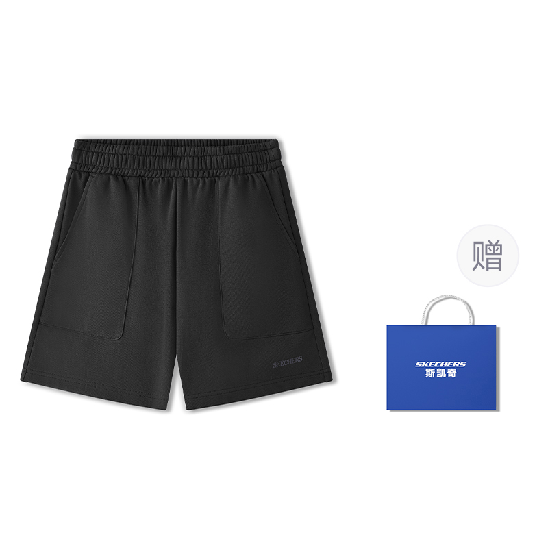 

Женские повседневные шорты Skechers, черный/Free Shopping Bag