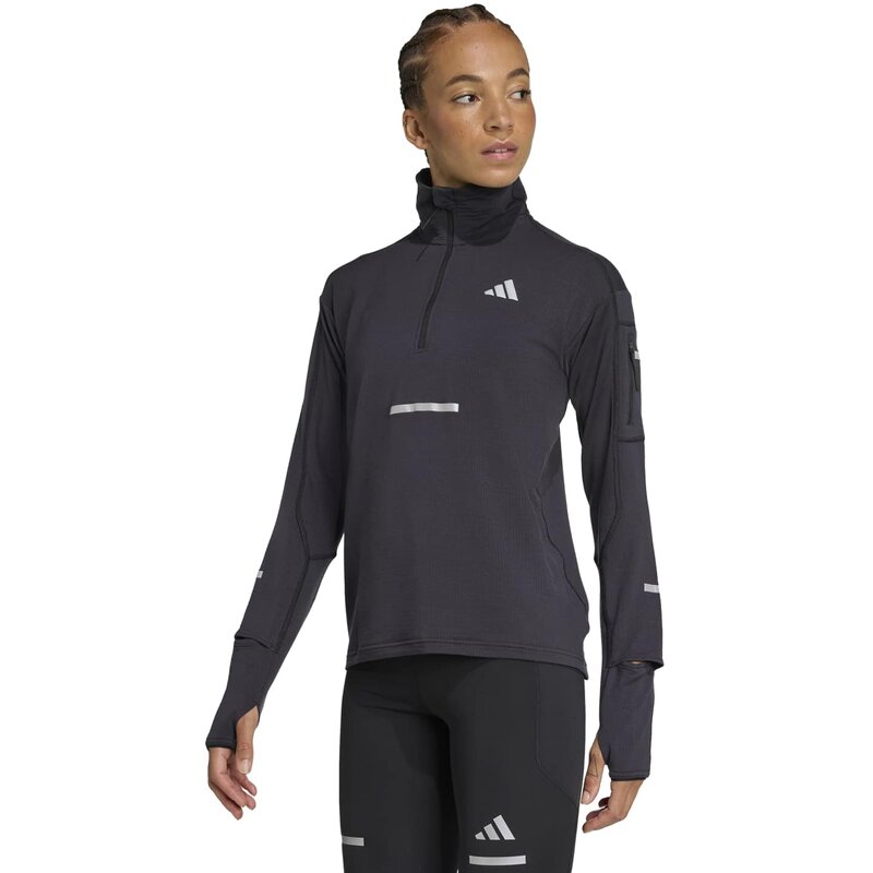 Водолазка adi365 running climawarm+ Adidas, черный — фото 2