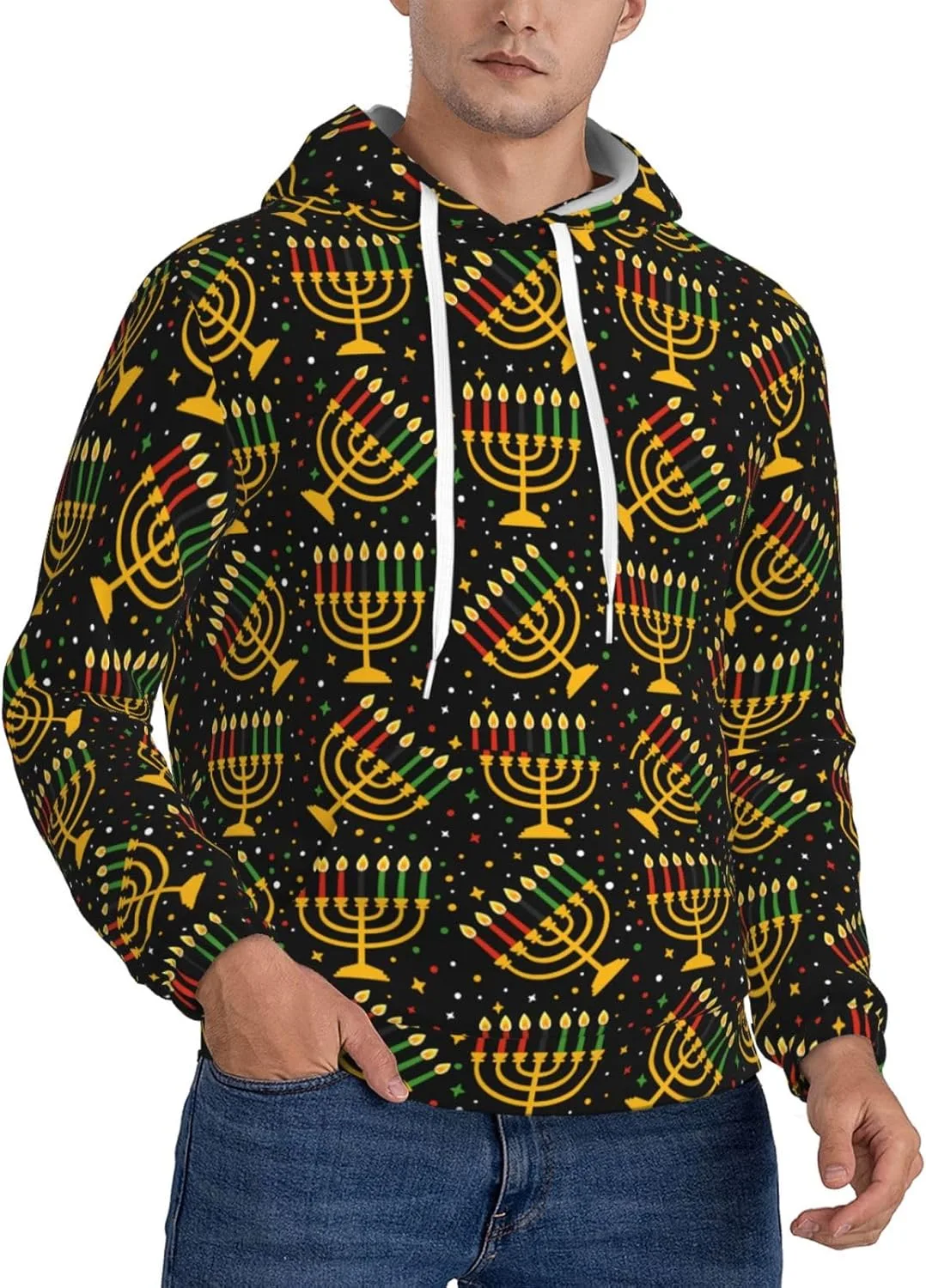 

Толстовка с капюшоном Happy Kwanzaa African Heritage Holiday SDERDZSE