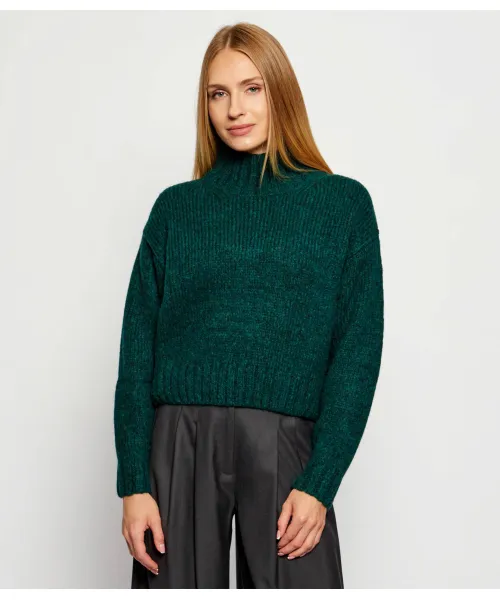 

Шерстяная полуводолазка Relaxed fit Marc Cain, зеленый