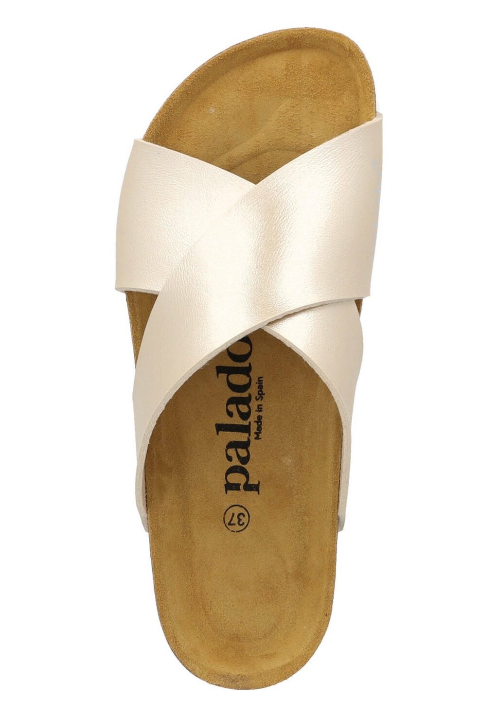 Туфли-мюли на плоской подошве RIANEL Palado, цвет metalic gold — фото 3