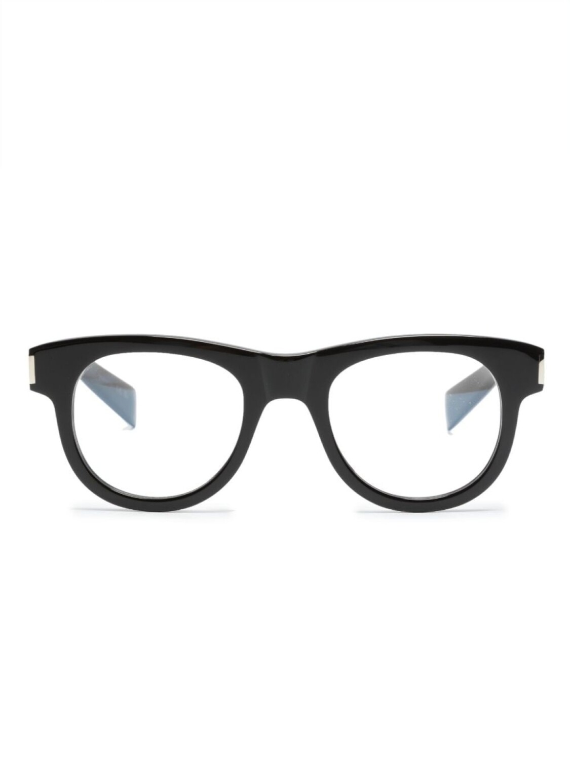 

Saint Laurent Eyewear очки в круглой оправе с логотипом, черный