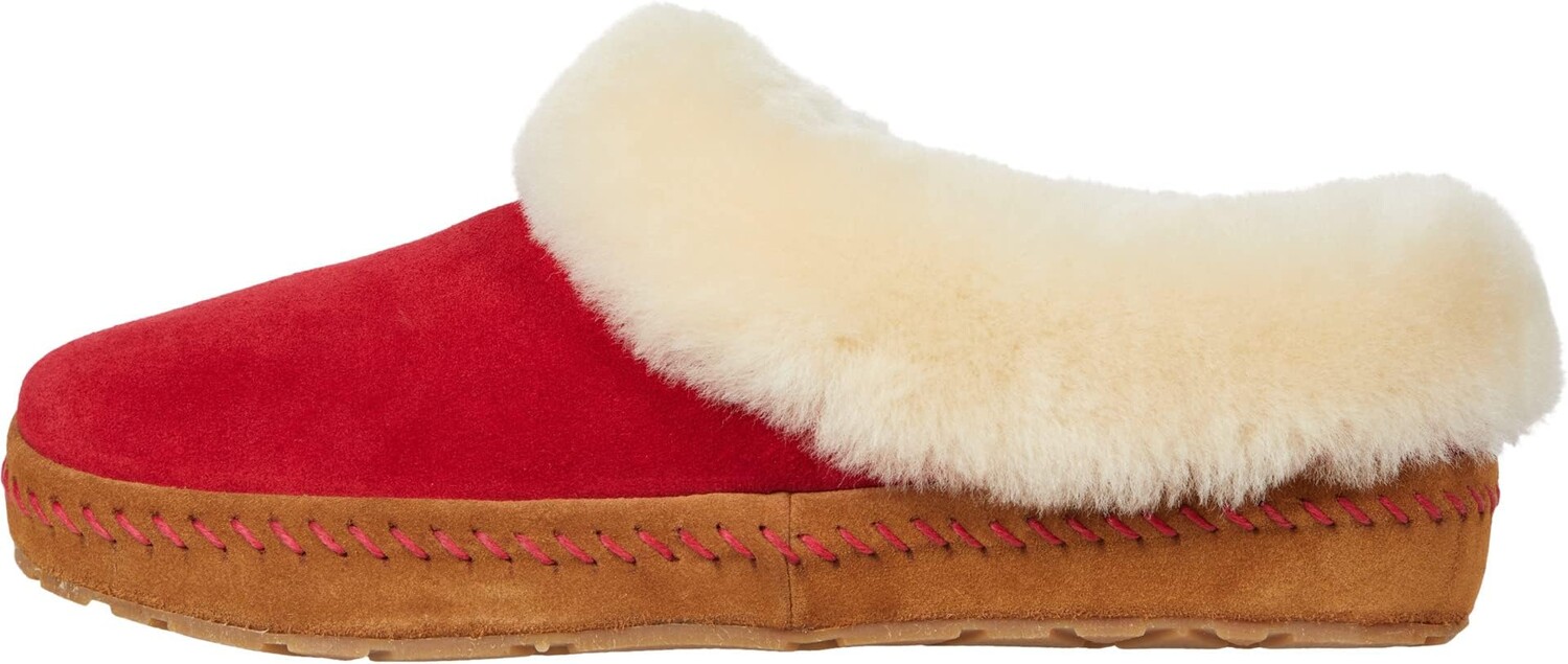 Тапочки Wicked Good Slippers Squam Lake L.L.Bean, темно-красный — фото 4
