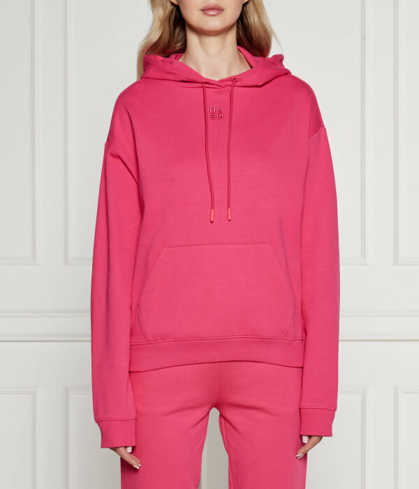 

Свитер с дельфином Regular fit Hugo, розовый