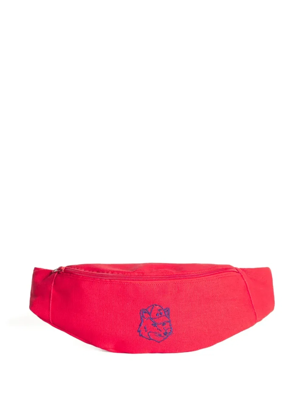Поясная сумка с вышивкой в виде лисы X Bonpoint Leroy Maison Kitsuné Kids, красный