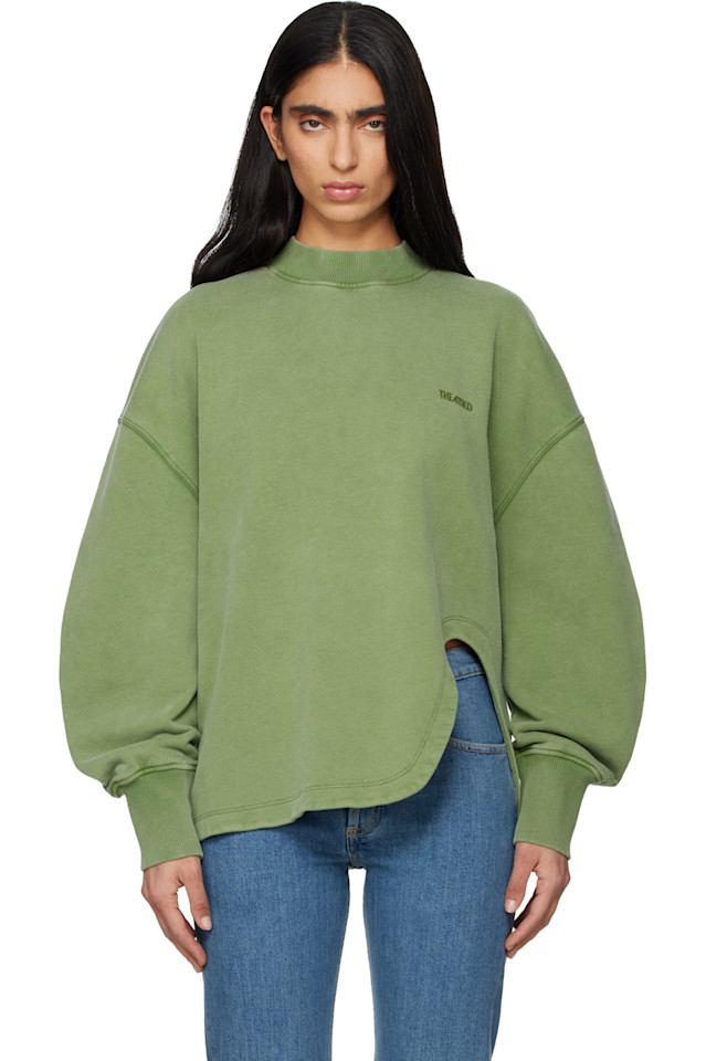 

Американская флисовая толстовка The Attico, зеленый