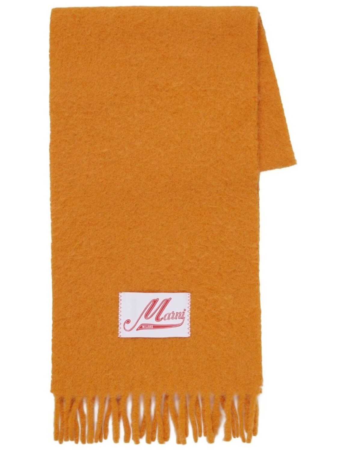 

Marni шарф с логотипом, оранжевый