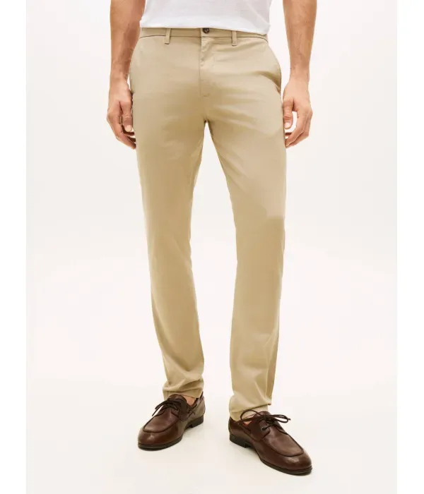 Брюки чинос Bleecker slim fit Tommy Hilfiger, бежевый