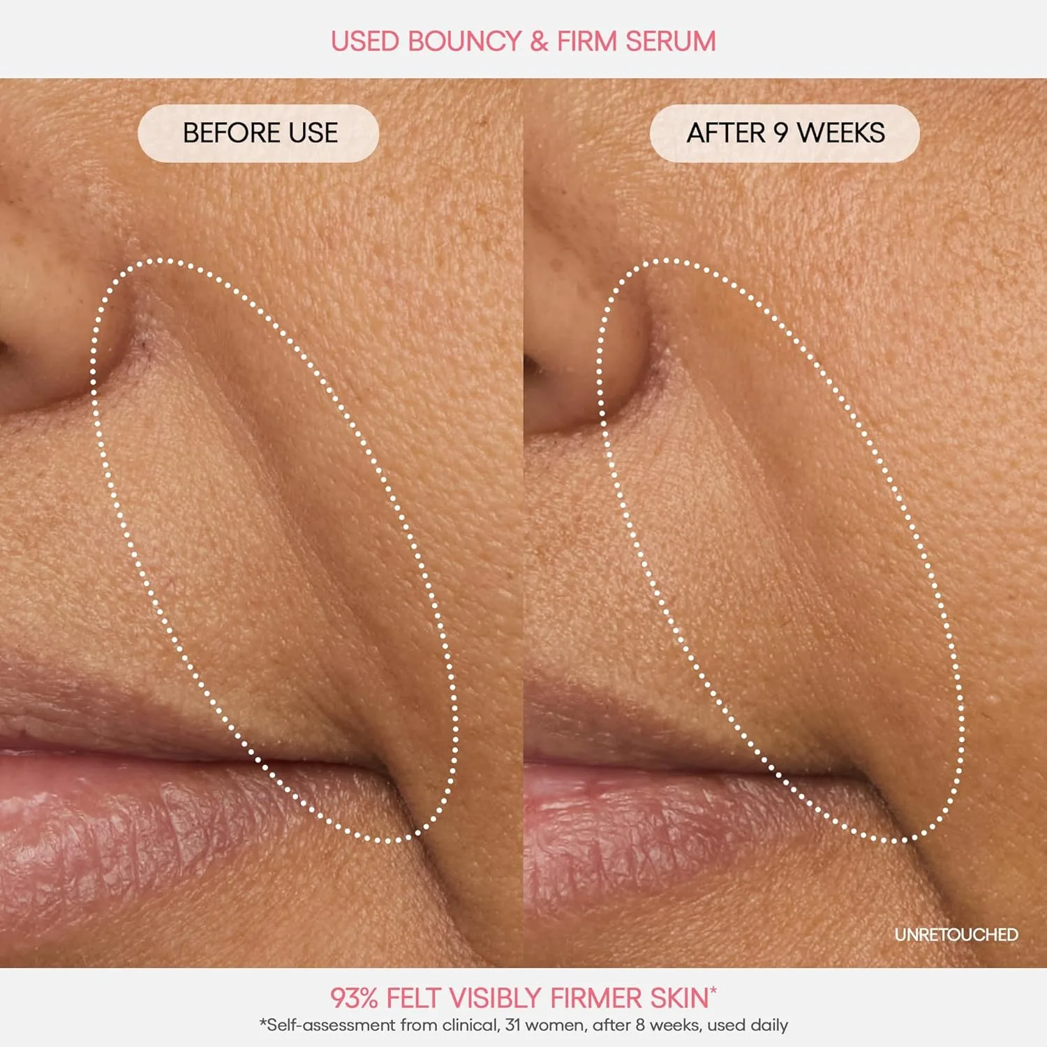 Сыворотка Laneige — Bouncy & Firm Serum: корейская коллагеновая с замедленным старением и пептидами для — фото 2