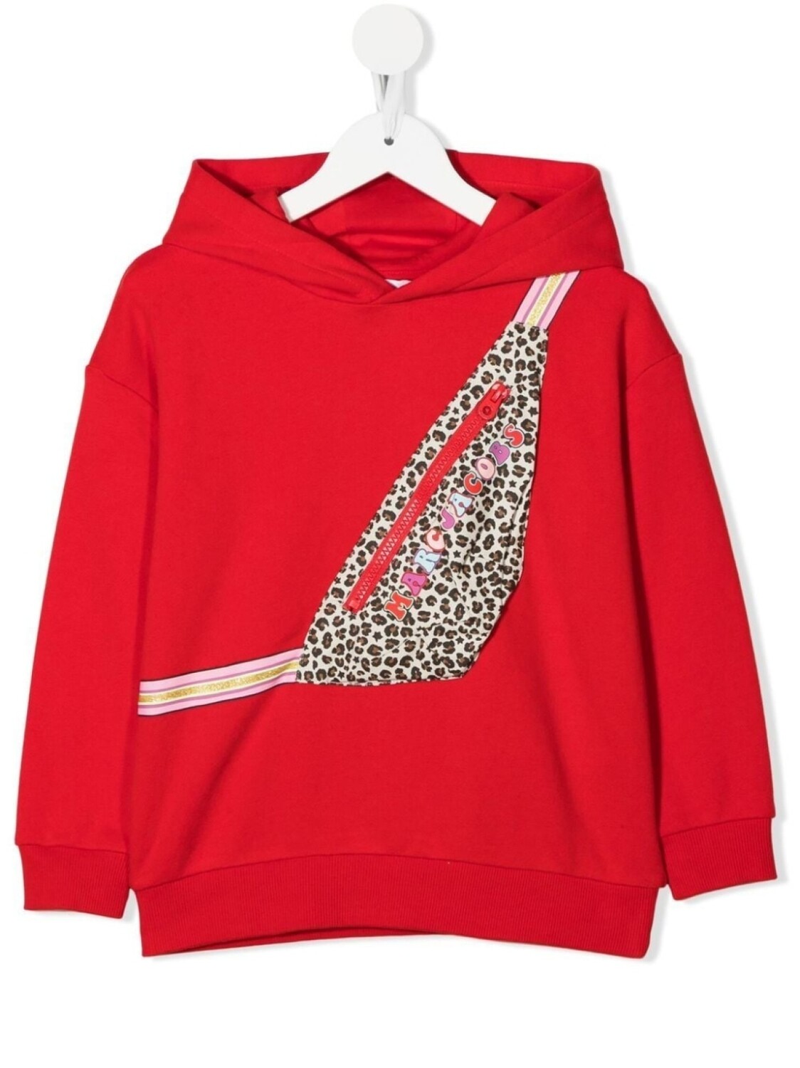 

Худи с вышитым логотипом Marc Jacobs Kids, красный