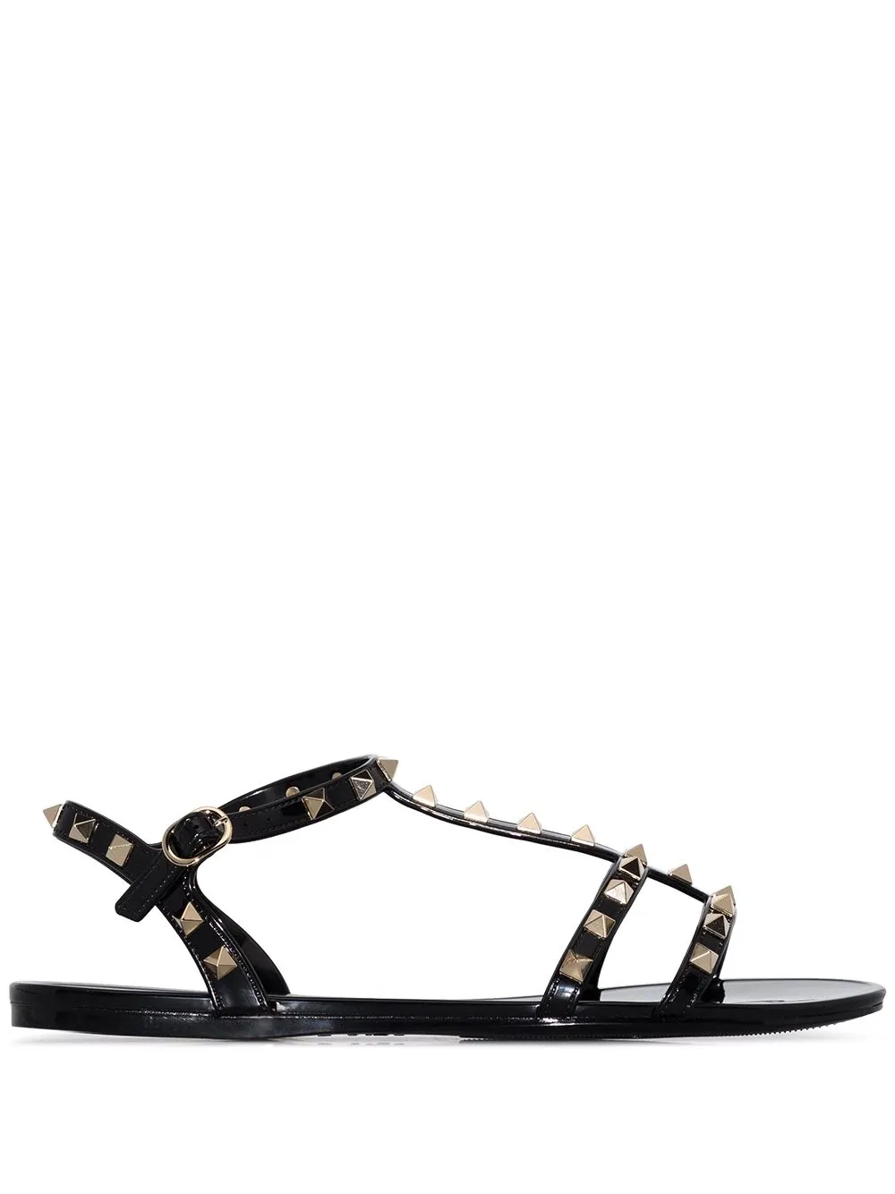 Сандалии Rockstud VALENTINO GARAVANI, черный