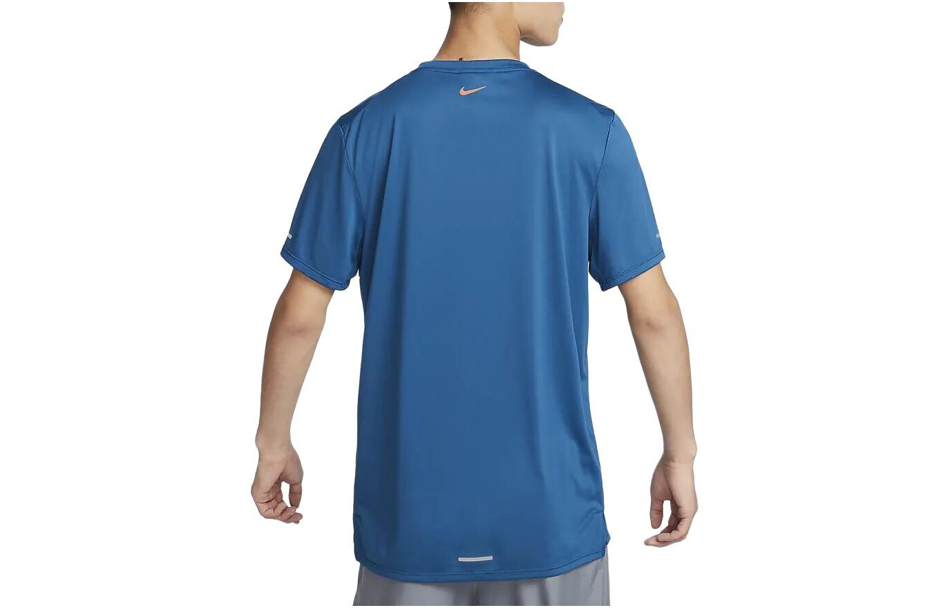Футболка Dri-Fit Rise 365 мужская синяя Nike, синий — фото 2