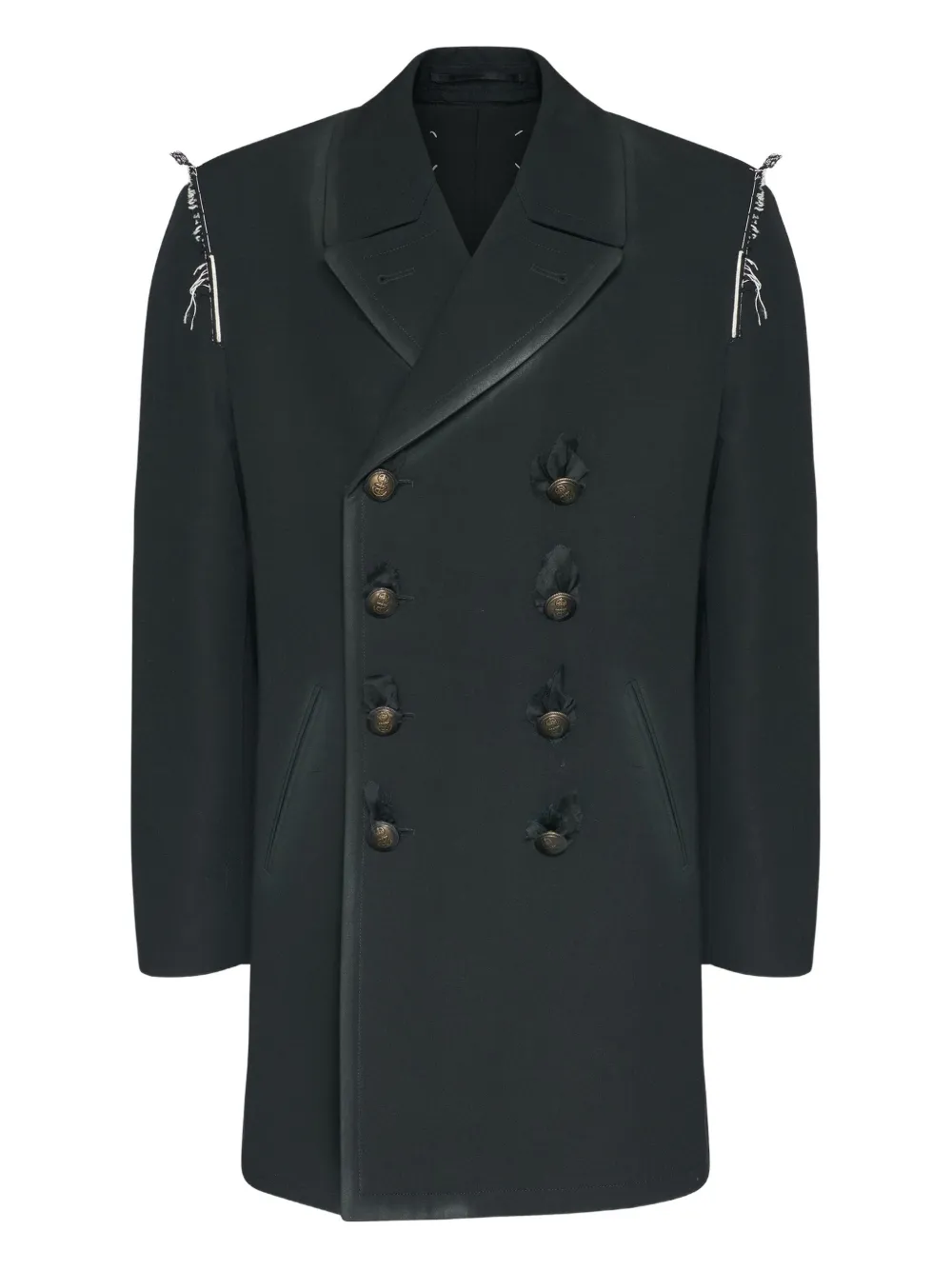 

Двубортный пиджак MAISON MARGIELA, черный