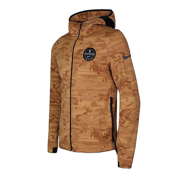 Куртка Nike Dry Showtime Kyrie Zip Hoody Jacket 'Brown', коричневый — фото 3