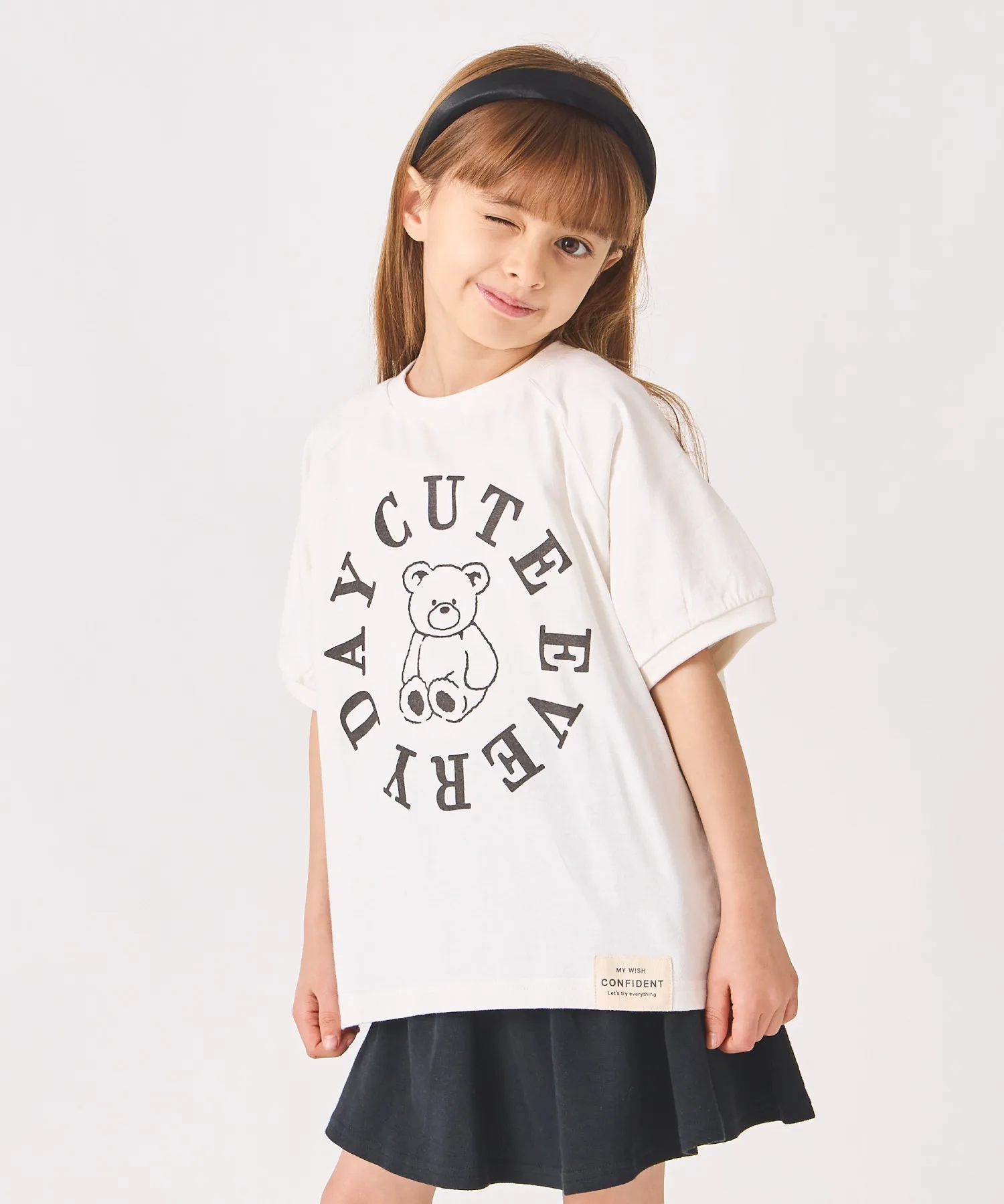 Детская футболка с принтом Teddy Bear ever closet off-white