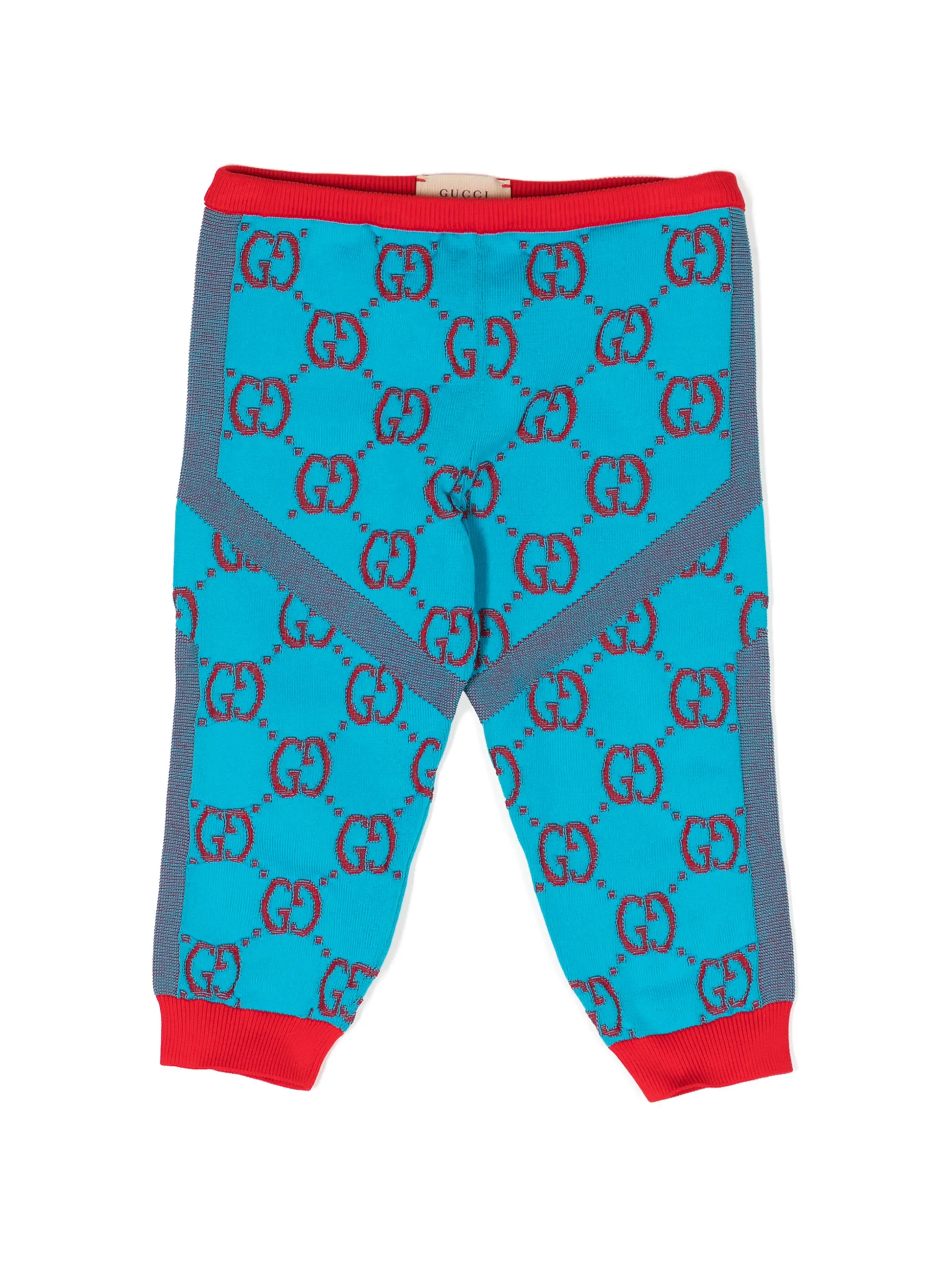 

Легинсы с логотипом Double G Gucci Kids, синий