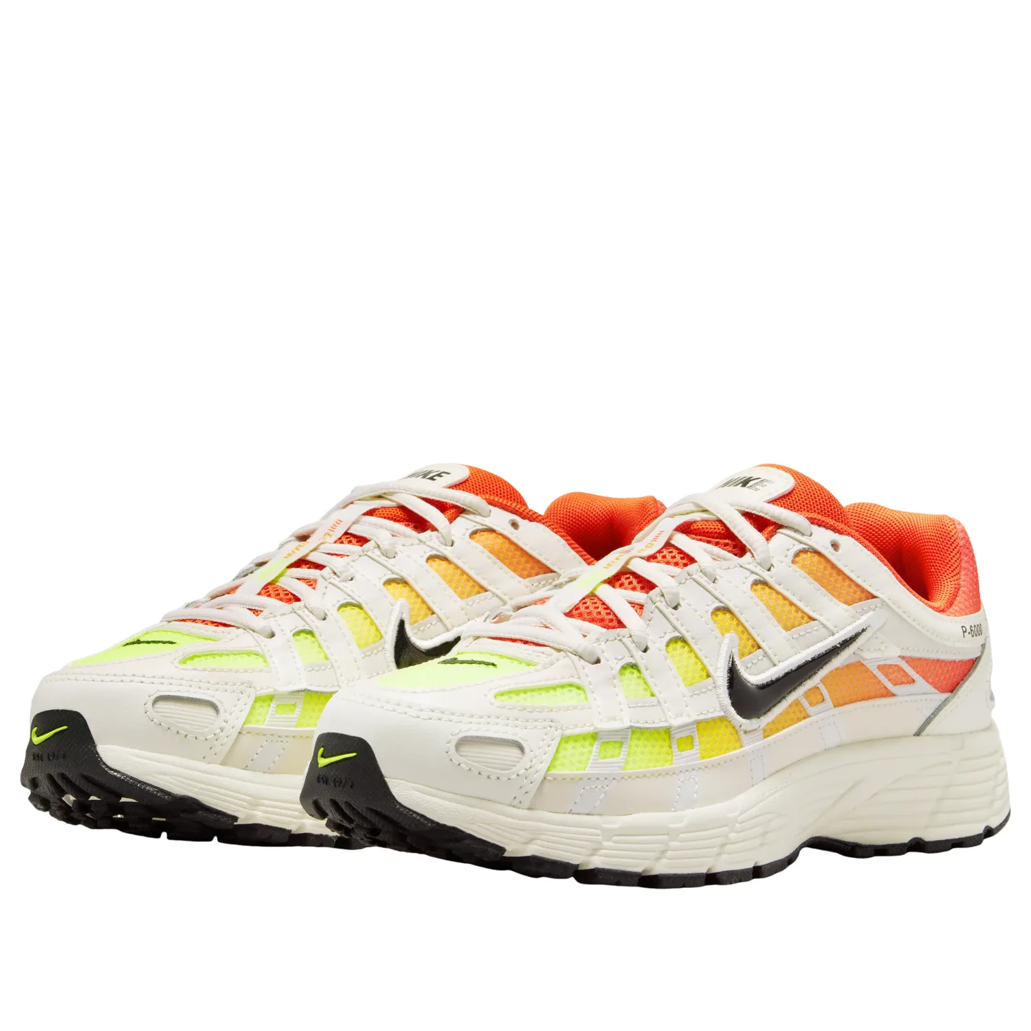 Кроссовки (GS) Nike P-6000 'Sail Cosmic Clay Volt', мультиколор — фото 4