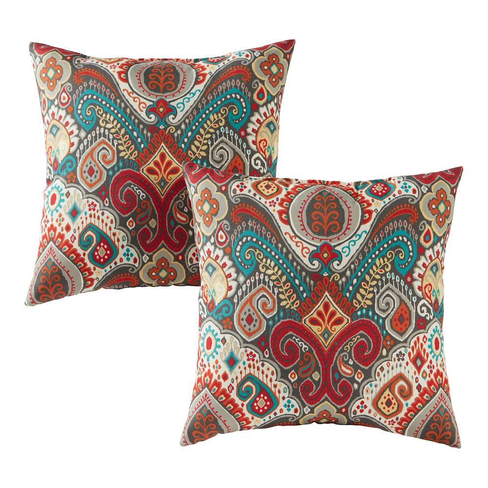 

Greendale Home Fashions 2 комплекта декоративных подушек для улицы, цвет Asbury Park