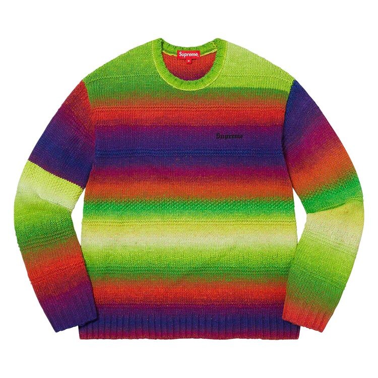 

Свитер Supreme Gradient Stripe Sweater Multicolor, разноцветный