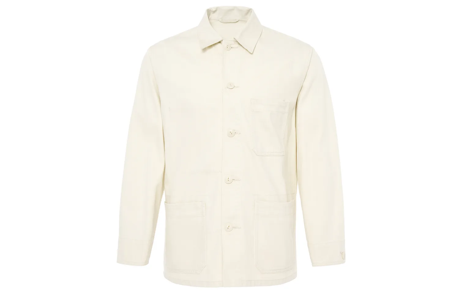 Куртка Unisex Lapel Moderate Others UNIQLO, 01 айвори белый