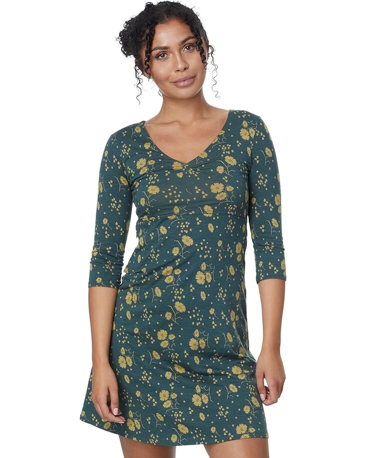 

Платье Toad&Co Rosalinda Dress, цвет Mantis Cluster Print