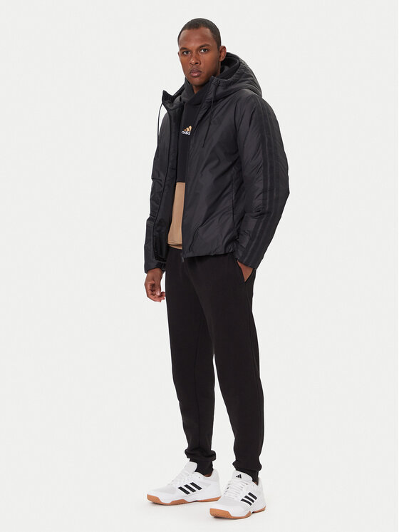 Зимняя куртка regular fit Essentials Climawarm 3-Stripes KB8149 Adidas, черный — фото 2