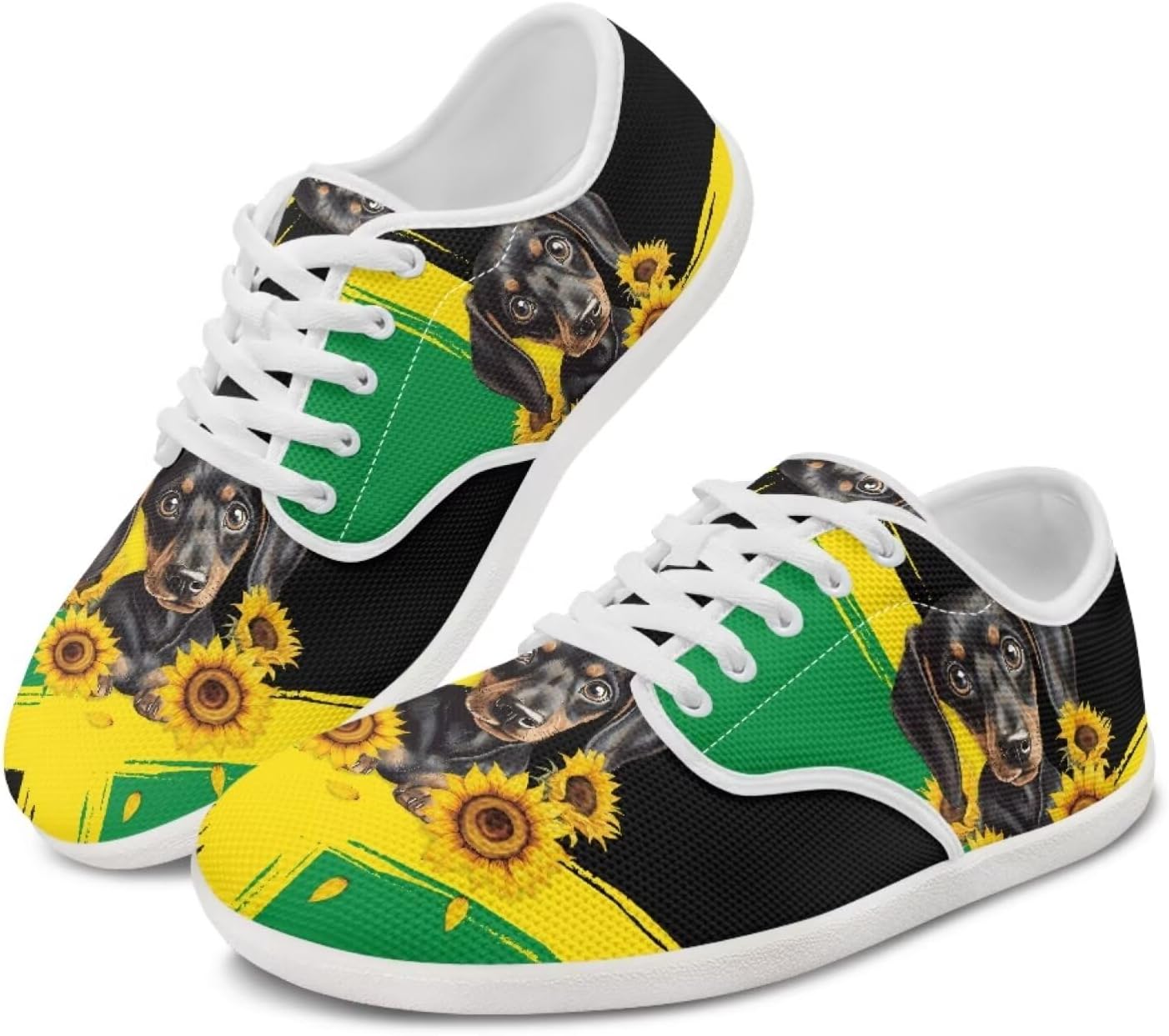 

Женские кроссовки для бега таксы, повседневные танцевальные туфли, деловые лоферы, плоская обувь для прогулок, кеды на платформе Ecaestolph, зеленый