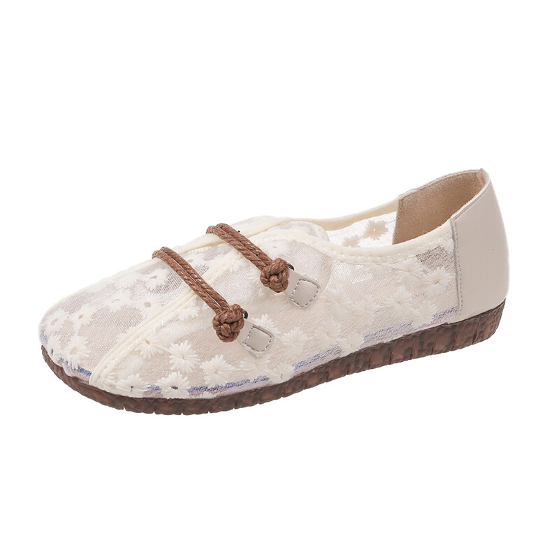 Туфли женские повседневные Women's Casual Shoes Women's Bull Charm, цвет Apricot — фото 3