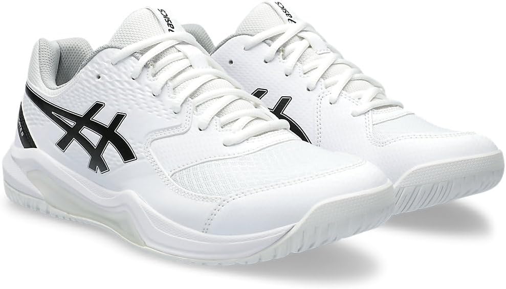 Мужские теннисные кроссовки Asics Gel-Dedicate 8, белый/черный — фото 2