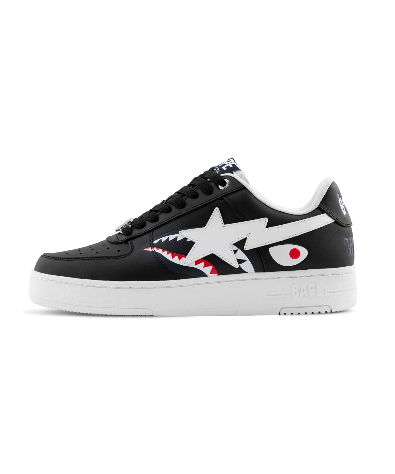 BAPE STA SHARK #2 A BATHING APE, BLACK — фото 2