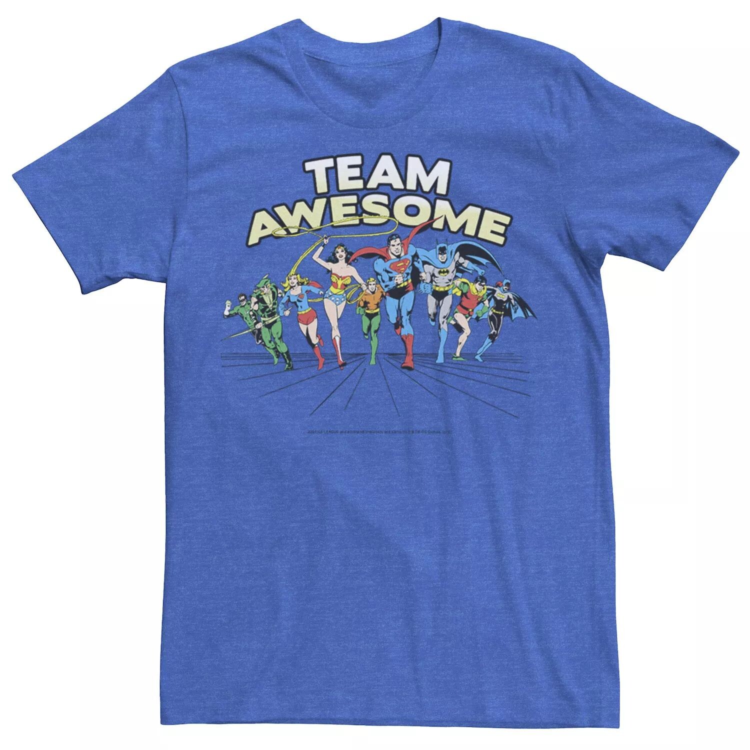 

Мужская футболка DC Comics Justice League Team Awesome Group Licensed Character