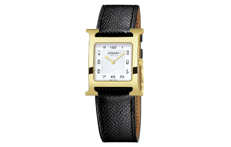 Hermes Женские наручные часы Heure H с кварцевым механизмом, диаметр 30*26 мм, белый циферблат — фото 2