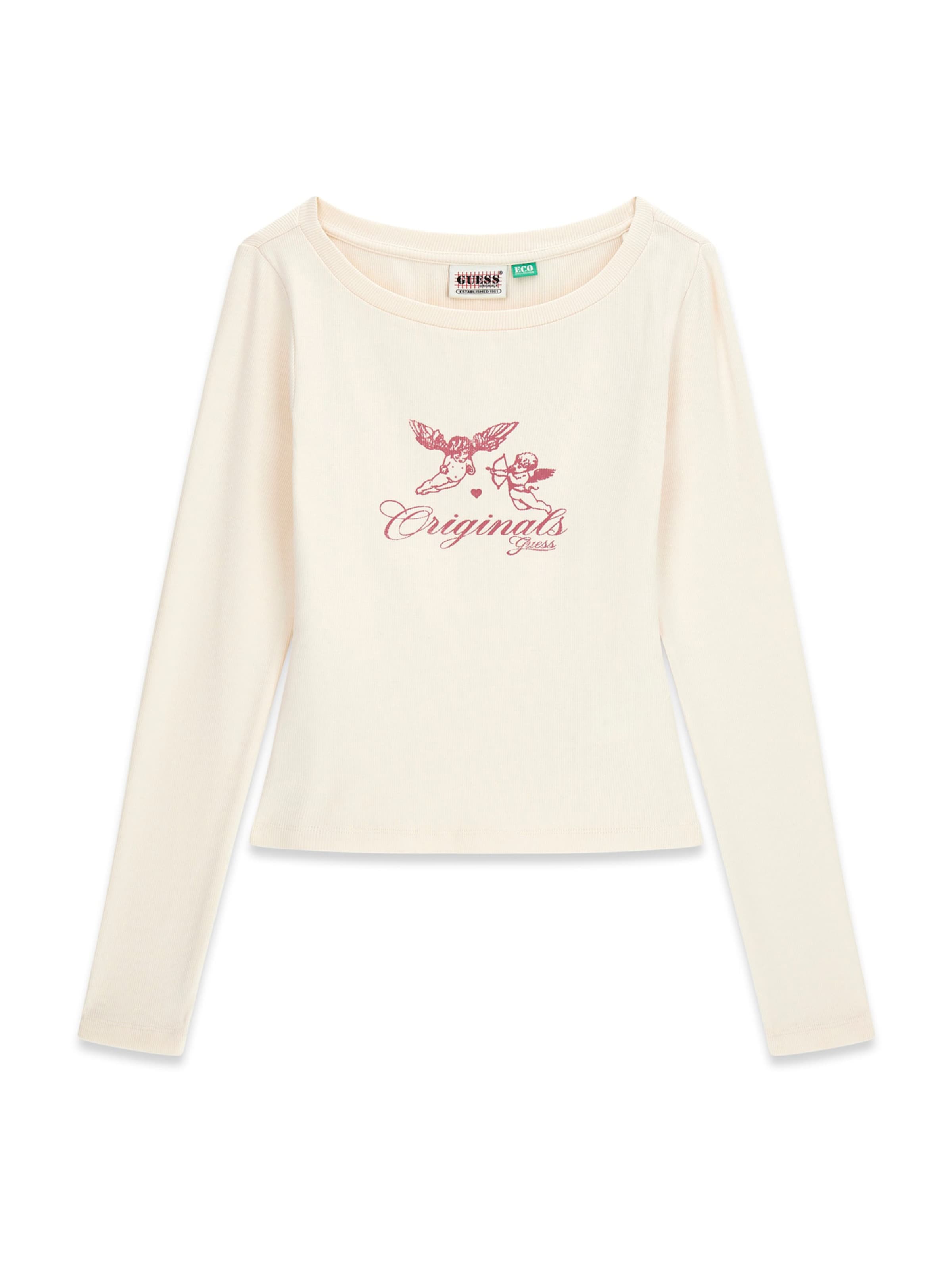 

GUESS Originals Лонгслив в цвете sand