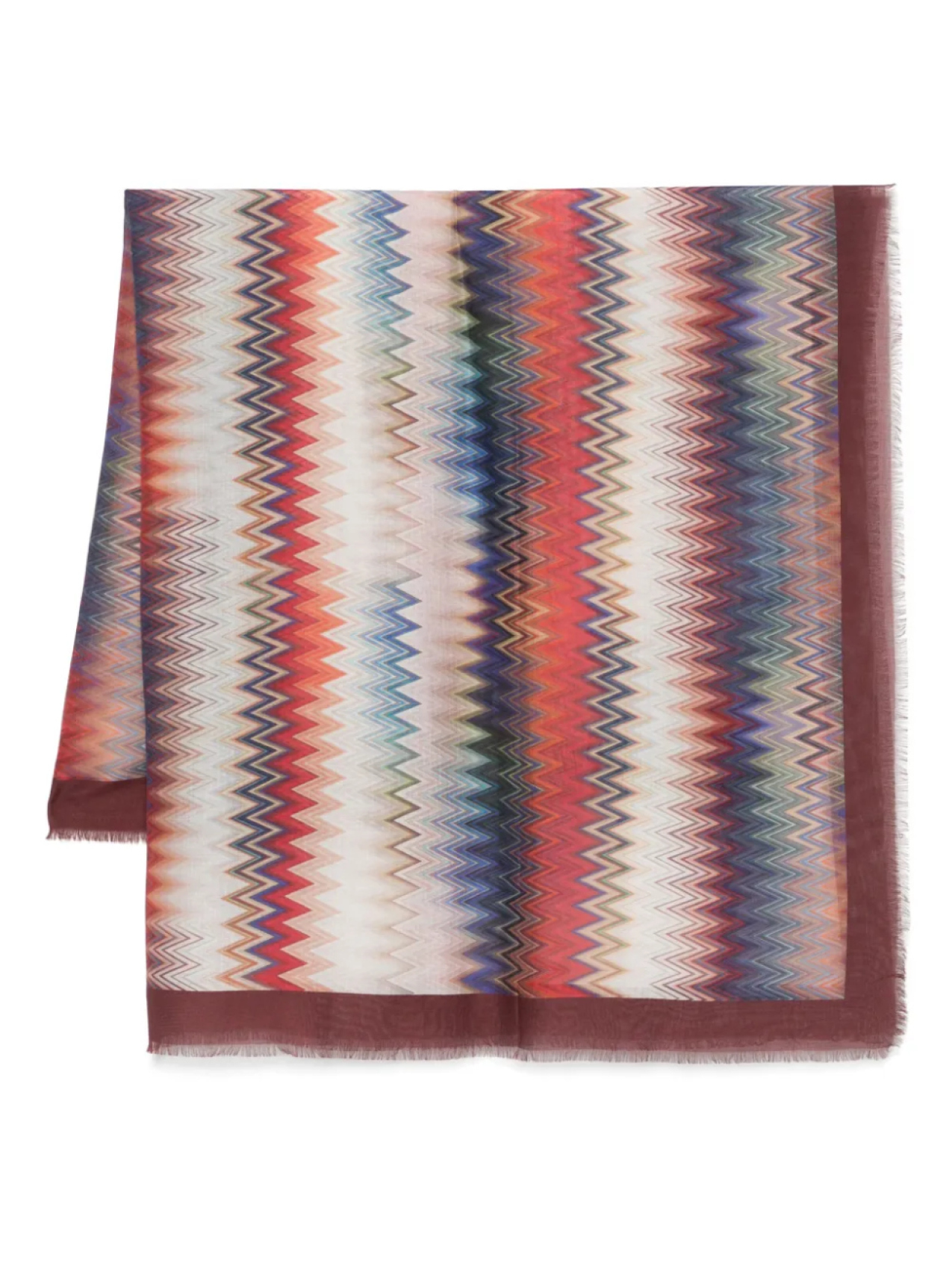 

Шарф с узором зигзаг Missoni, красный