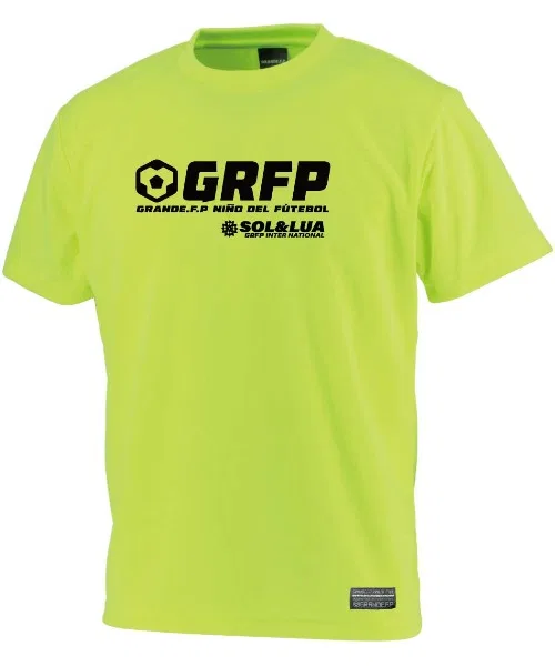 Детская футболка GRANDE FOOTBALL PRODUCTS из полиэстера с логотипом, жёлто-чёрная