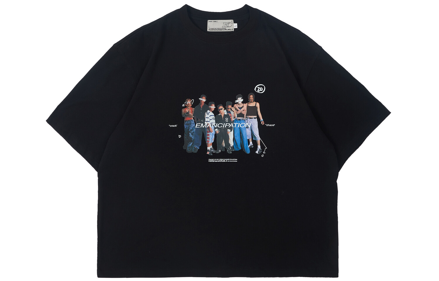 

Футболка унисекс HARSH AND CRUEL, Черный