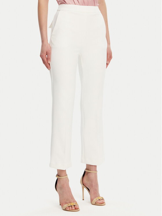 

Брюки прямого кроя PA-089-51E2-V290 Elisabetta Franchi, белый