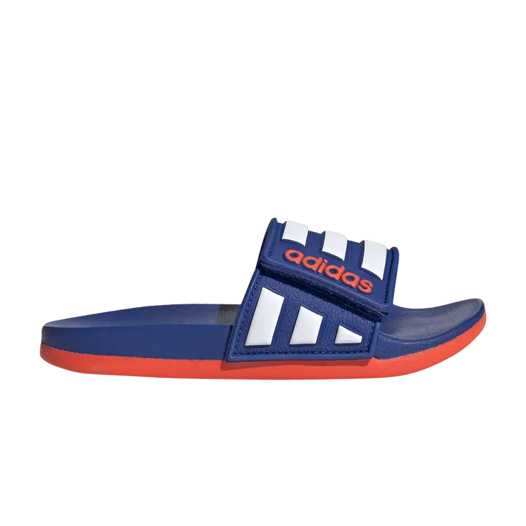 

Сандалии adidas Adilette Comfort Adjustable Slide J 'Team Royal Solar Red', синий