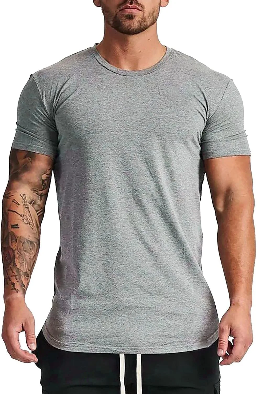 

Мужская футболка Ice Silk с круглым вырезом и короткими рукавами