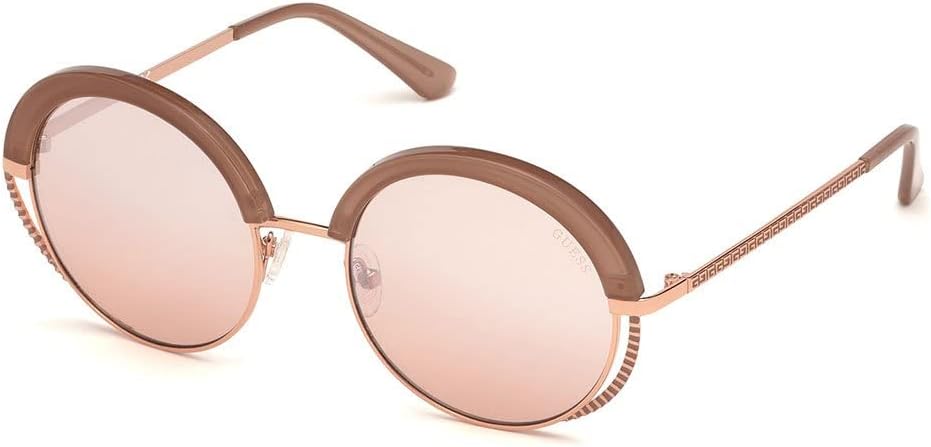 

GUESS GU7621 зеркальные очки Shiny Beige/Bordeaux One Size