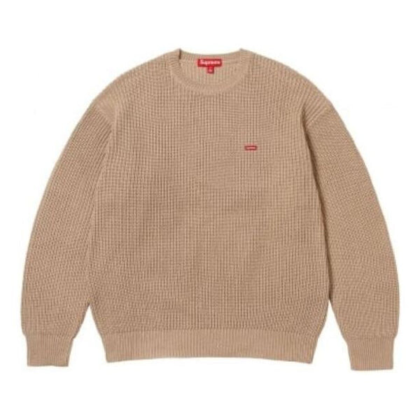 

Свитер fw23 week7 small box ribbed sweater 'beige' Supreme, бежевый
