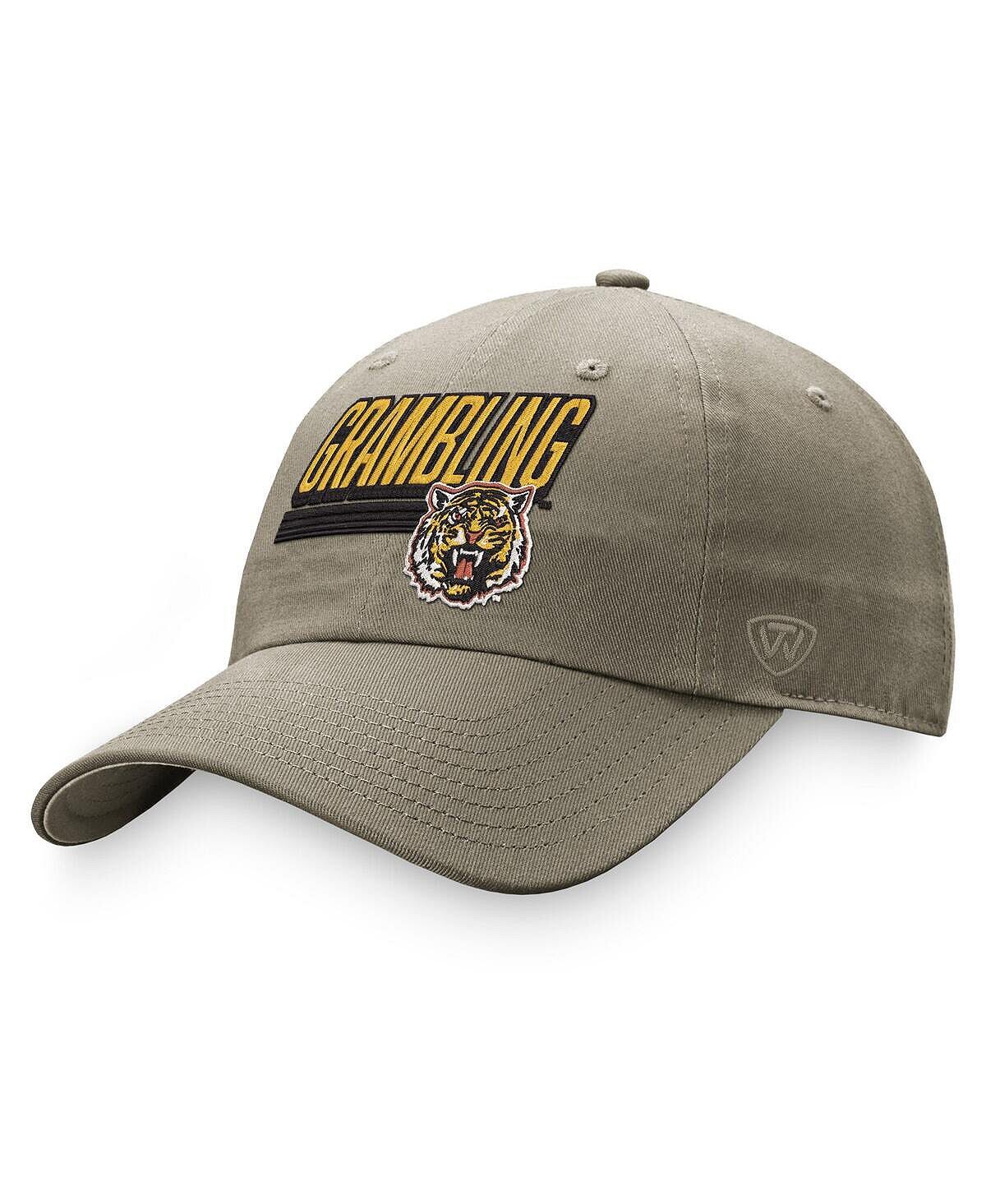 

Мужская регулируемая шляпа цвета хаки Grambling Tigers Slice Top of the World