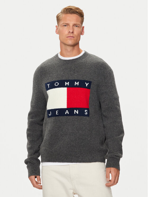 

Свитер обычного кроя Tommy Jeans, серый