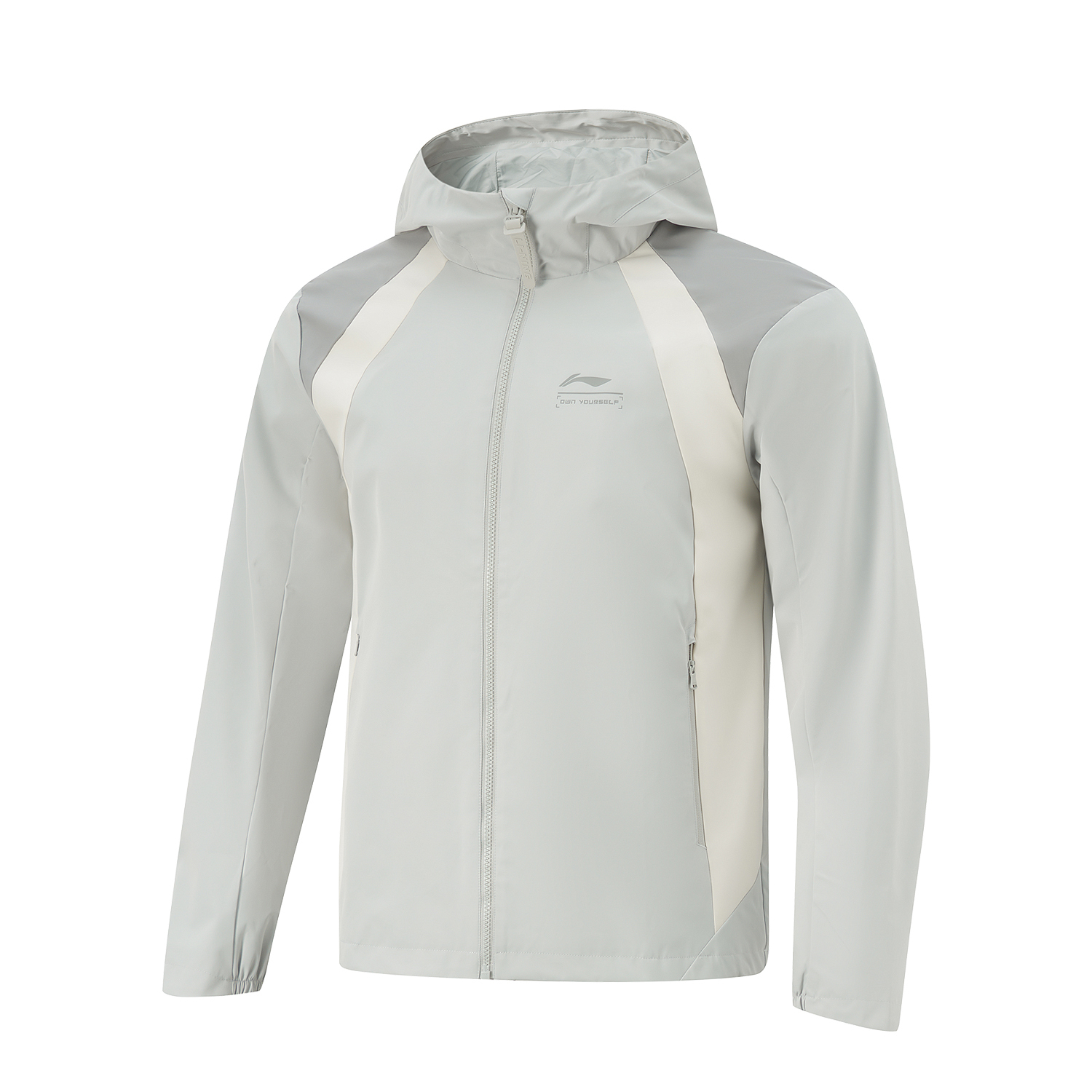 

LINING Фитнес куртка тренч мужская серая, Gray