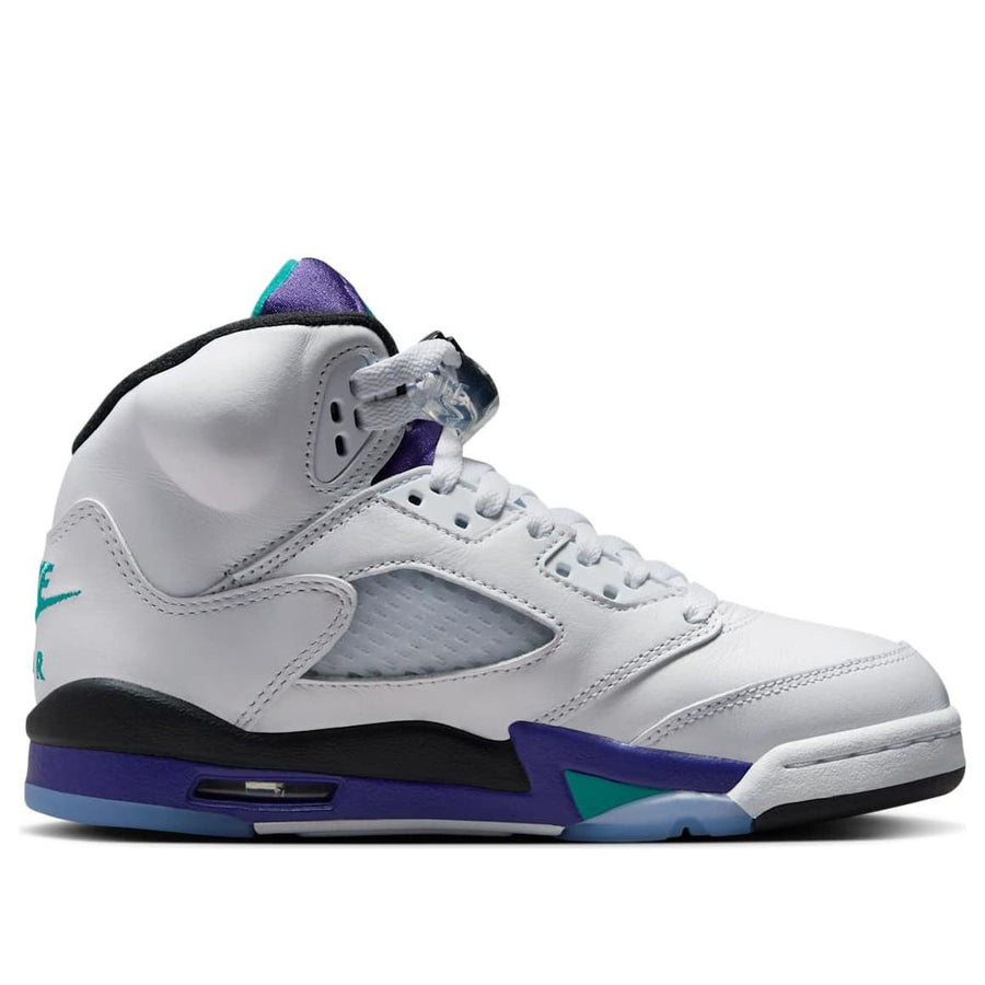 Кроссовки (GS) Air Jordan 5 Retro 'Grape' 2025, белый — фото 2