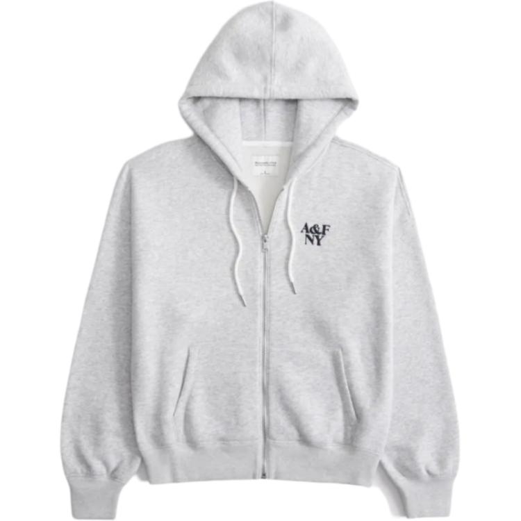

Свитшот женский Abercrombie＆Fitch, светло-серый